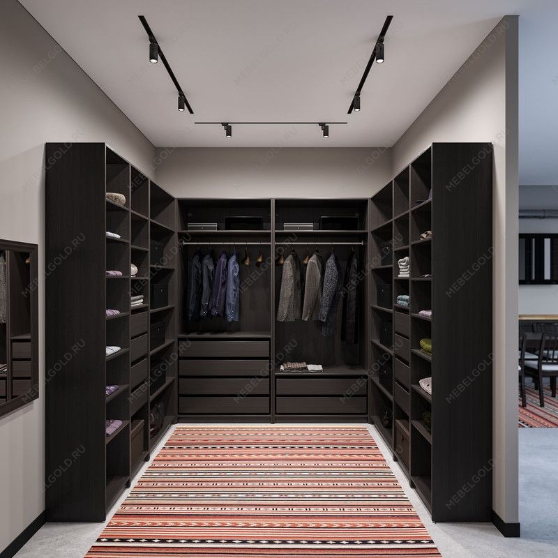 Полка МАКС длинная в двухдверный широкий шкаф, ДСП, цвет Дуб Венге | изображение 3