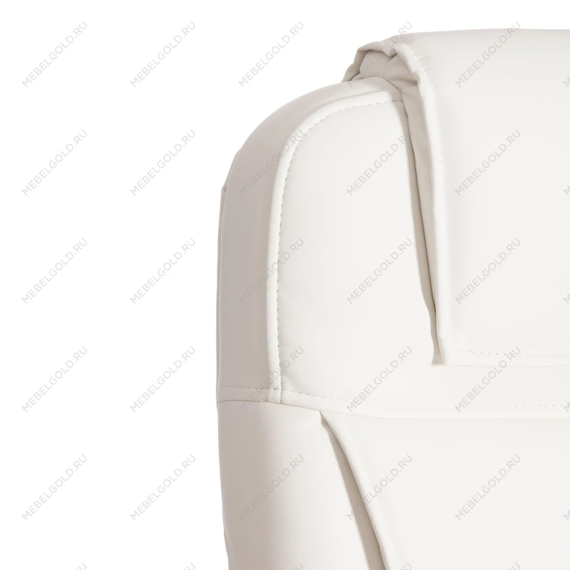 Кресло BERGAMO хром (22), кож/зам, белый, 36-01 | изображение 12