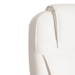 Кресло BERGAMO хром (22), кож/зам, белый, 36-01 | изображение 12