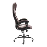 Кресло Arena metalBL, велюр, коричневый/бежевый, 6/7 | изображение 1