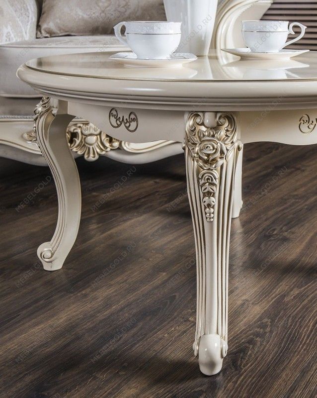 Столик круглый Джоконда крем глянец | изображение 4