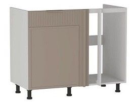 Стол под мойку угловой СМУ-110, Берта (1000*554*820) Мокко, 25119