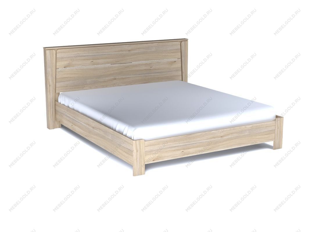 Кровать (каркас) 1800, Юта (2022*2130*1004) Дуб Мария, 12209