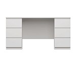 КАСТОР (KULLEN) стол письменный ИКЕА / IKEA 6 ящиков 151х65 белый | изображение 1