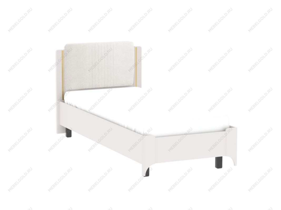 Кровать (каркас), Сиде (992*2082*964) Белый, 12934
