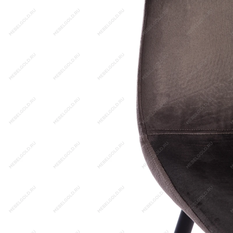 Стул BREEZE (mod. 4724), Велюр/металл, 44 х 53 х 87 см, Dark grey (темно-серый) HLR24 / черный | изображение 7