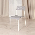 Стул ADDE (mod. C-049), металл/пластик, 39 х 49 х 78 см, Grey(серый)/White(белый) разборный | изображение 10