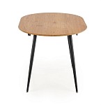 Стол обеденный Halmar COLORADO раскладной (дуб золотой/черный) | изображение 4