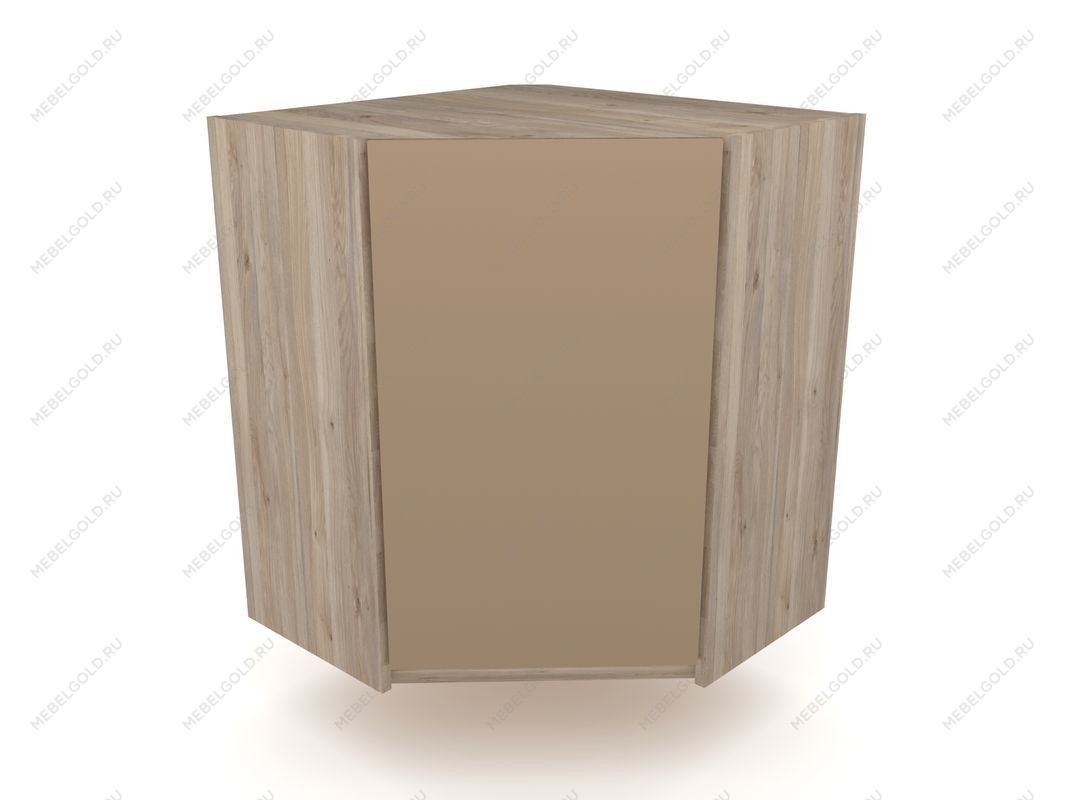 Шкаф угловой ШУ-60, Оттава (600*600*720) Дуб Мария/Бежевый, 22232