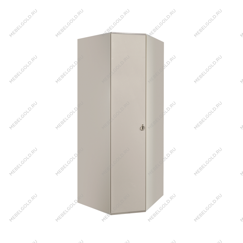 Шкаф угловой Римини (Слоновая кость/Серебро) РМШУ2/1