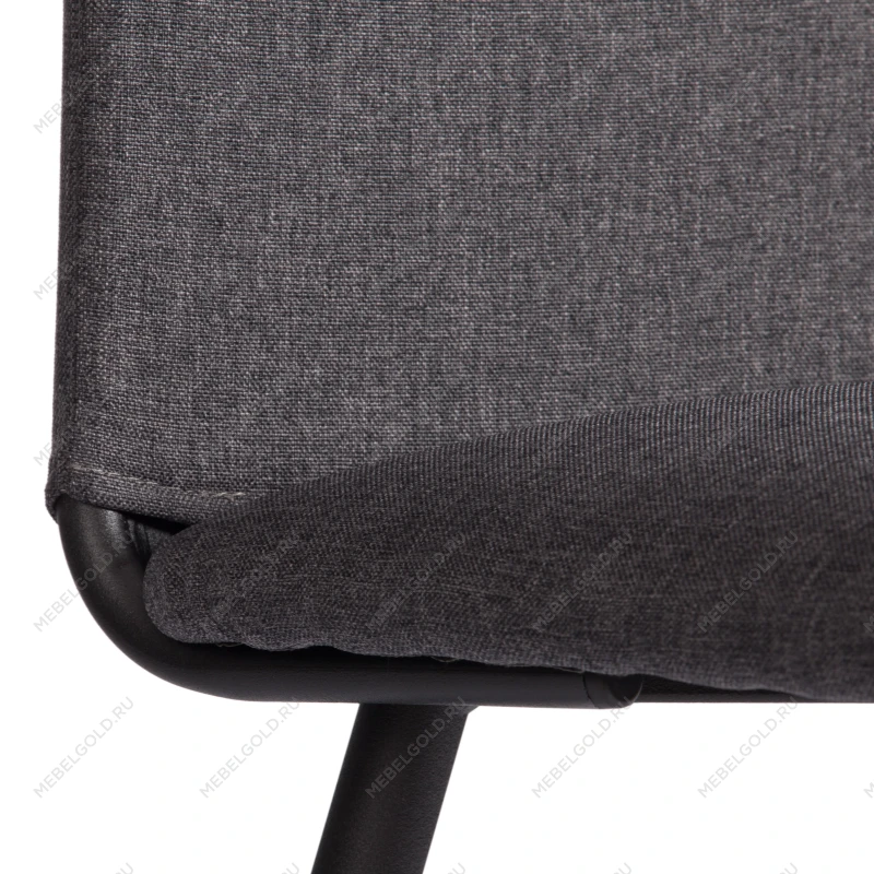 Стул обеденный La Rousse (2 шт. в упаковке), NEW, ткань рогожка, тёмно-серый, F68, 45х55х93 см | изображение 6