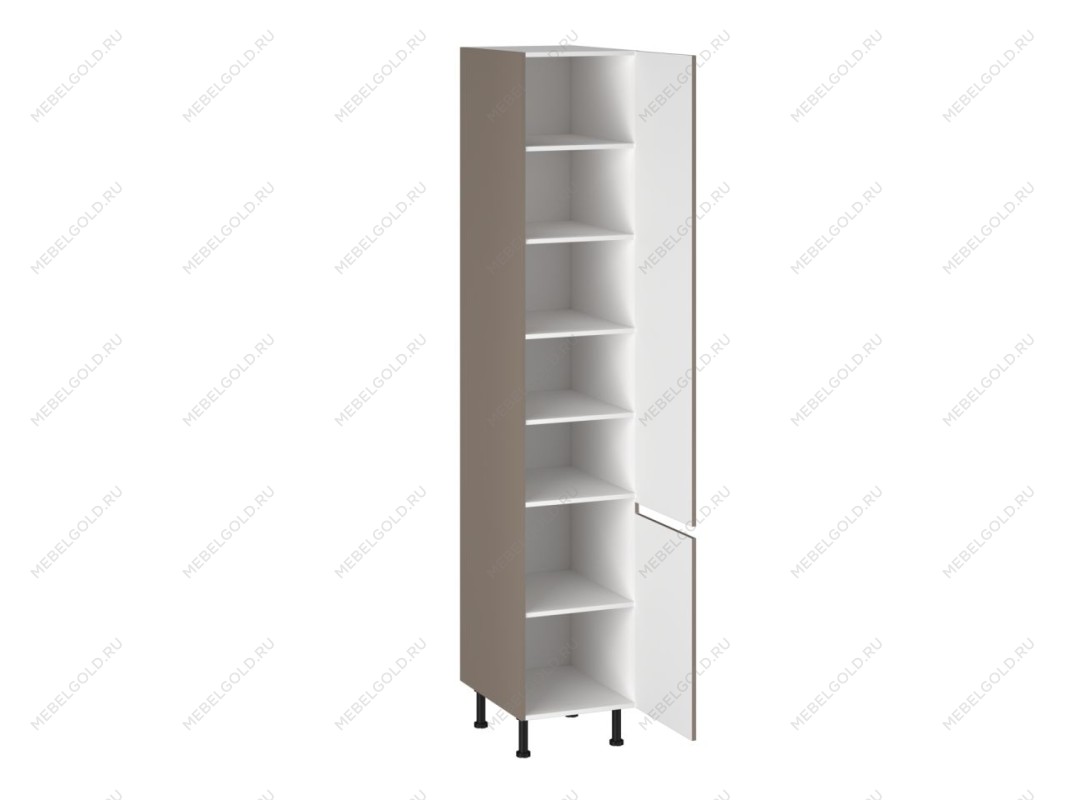 Шкаф-пенал 960 ПГ-45 бока МДФ, Виста (450*586*2456) Мокко, 25485 | изображение 1