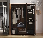 Шкаф Индиана JSZF3D2S дуб саттер | изображение 4