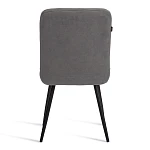 Стул обеденный Medeo, флок, серый/черный, 29, 47х56х89 | изображение 3