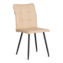 Стул обеденный Bari, LT, экокожа, бежевая, 41х55х89 см