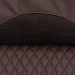 Кресло Chief metalBL, кож/зам/ткань, коричневый/коричневый стеганный, 36-36/36-36 стеганный/TW-24 | изображение 10