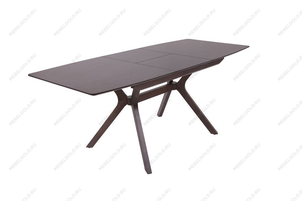 Стол Пекин (1400*820+400/цвет столешницы Темный орех/цвет ножек Темный орех) | изображение 2