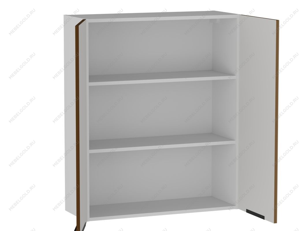 Шкаф 960 2-х дверный ШГ-80, Ватель (800*316*960) Дуб рейка шоколад, 23363 | изображение 1