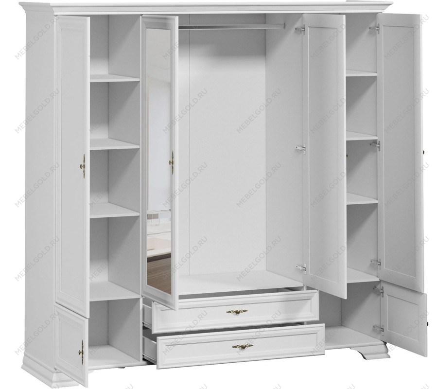 Шкаф Кентаки SZF6D2S белый | изображение 1