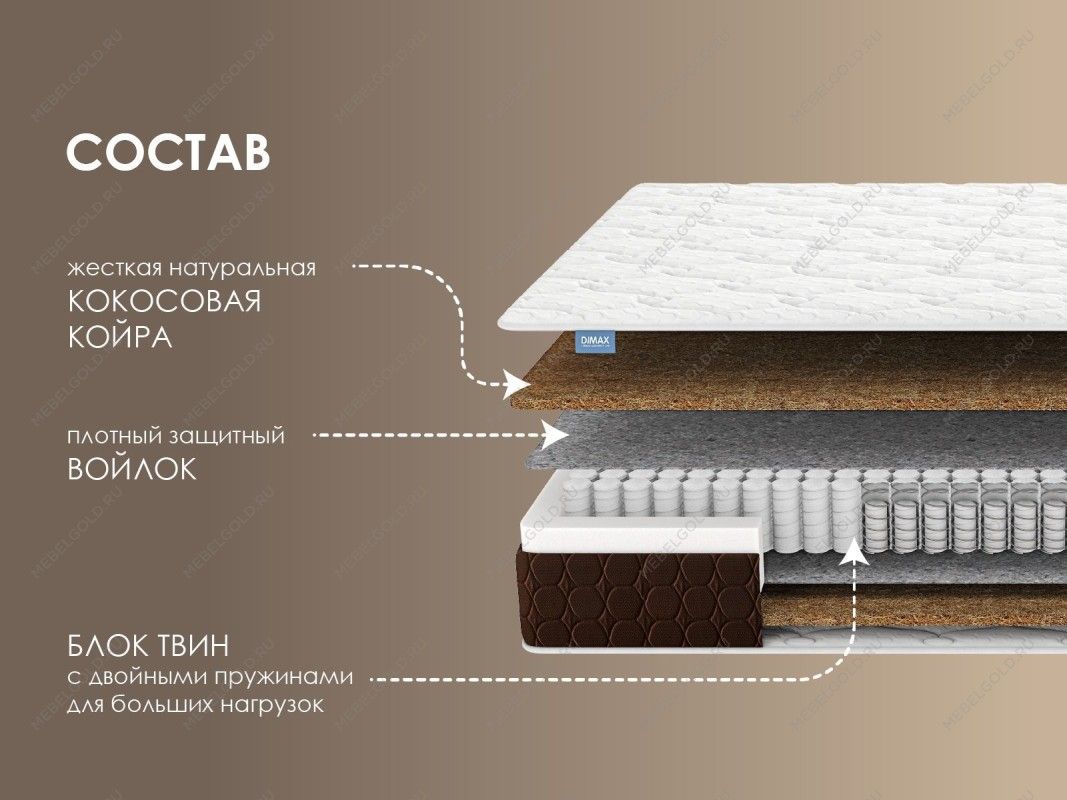 Матрас Твин хард 160х200 | изображение 1