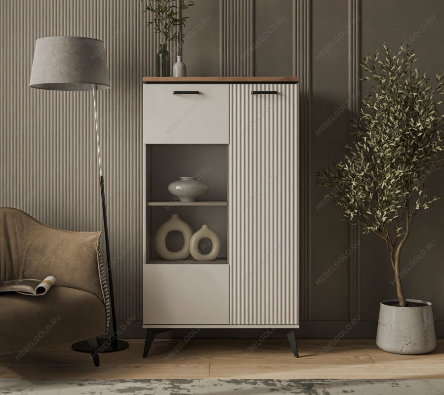 Шкаф с витриной Винати 1V1D P | изображение 1