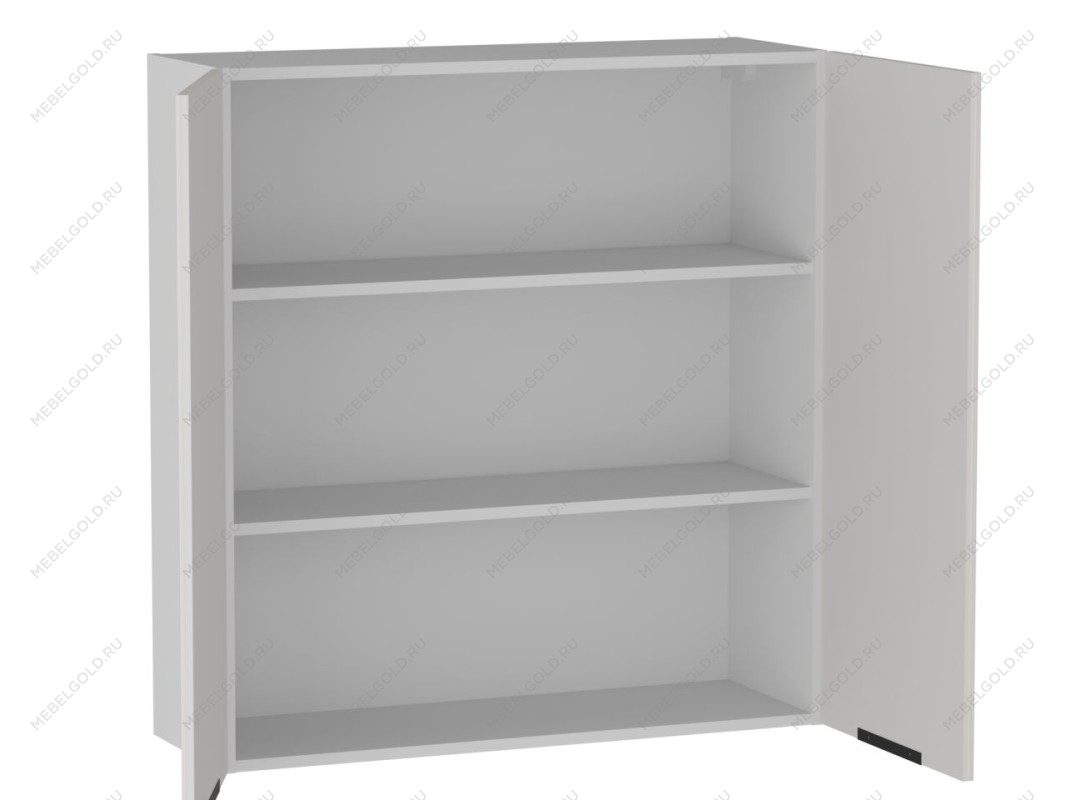 Шкаф 960 2-х дверный ШГ-90, Ватель (900*316*960) Экокожа Белый, 24364 | изображение 1