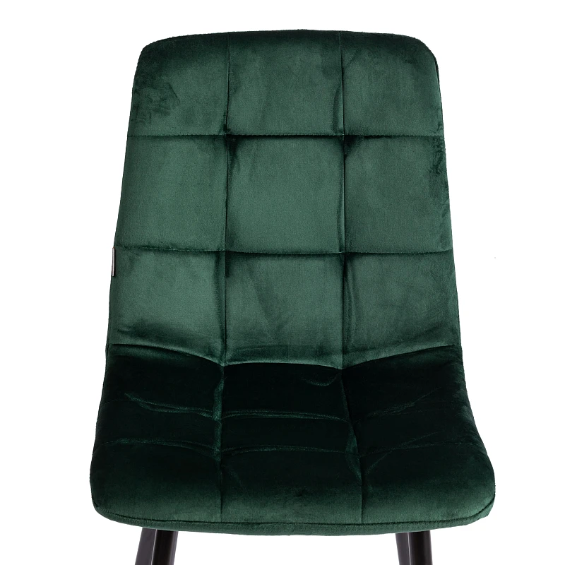 Стул CHILLY (mod. JSC-220), Велюр/металл, 44,5х52,5х88 см, dark green (темно-зеленый) HLR57 / черный | изображение 6