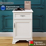 Тумба Кентаки KOM1D1S/P белый | изображение 1