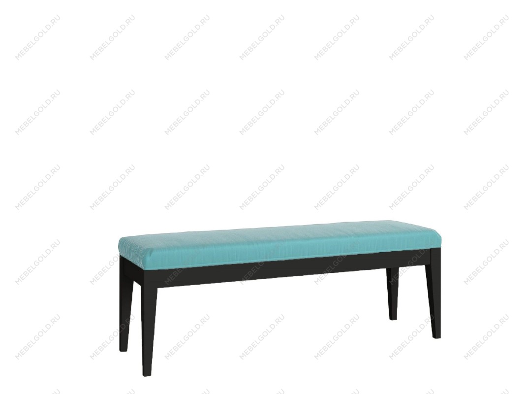 Банкетка Manhattan (Черный - 08 Микровелюр Зеленый) | изображение 1