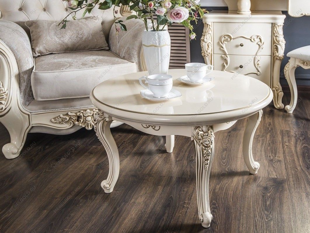 м. Марьина Роща - Столик круглый Джоконда крем глянец | изображение 3