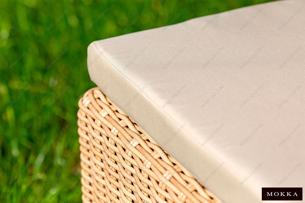MOKKA BELLA Шезлонг, цвет соломенный | изображение 5