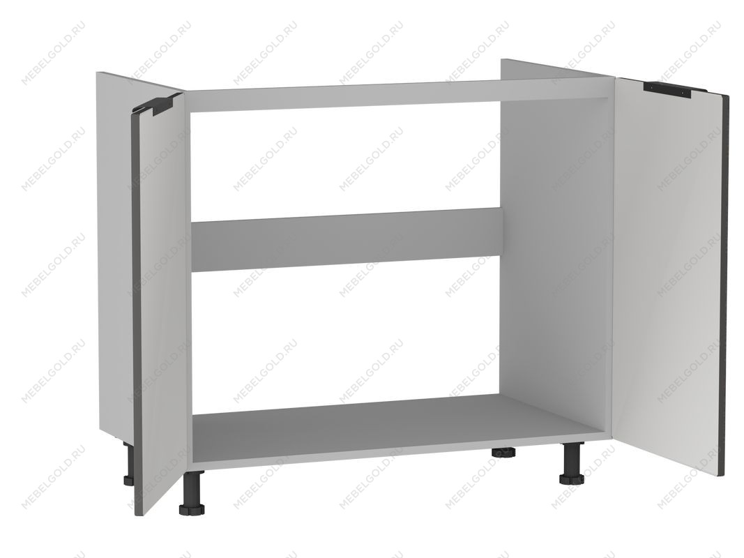 Стол под мойку СМ-90, Ватель (900*520*820) Экокожа Серый, 23312 | изображение 1