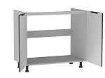 Стол под мойку СМ-90, Ватель (900*520*820) Экокожа Серый, 23312 | изображение 1