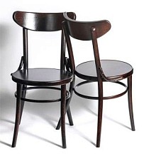 Стул венский Luna (темный орех) жесткое сиденье