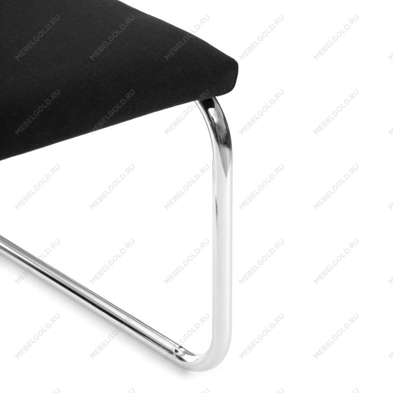 Стул MANI, дерево вяз, ротанг/ткань лен, металлический каркас, черный, 46х46х78 см | изображение 8