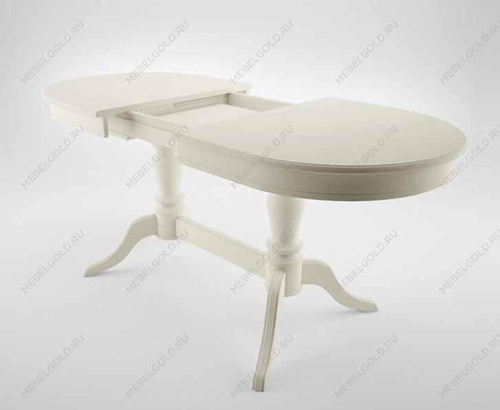 Стол Орфей-2 (Эмаль 11/Слоновая кость/шпон бук) | изображение 1