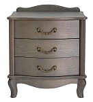 Тумбочка прикроватная Джульетта 3 ящ. (серый ясень) | изображение 1