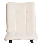 Стул обеденный Bari (2 шт. в упаковке), LT, велюр, молочный/черный, 4, 41х55х89 см | изображение 5