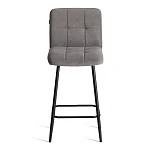 Полубарный стул Medeo/Медео, велюр, серый, 29, 42х56х102 см | изображение 4