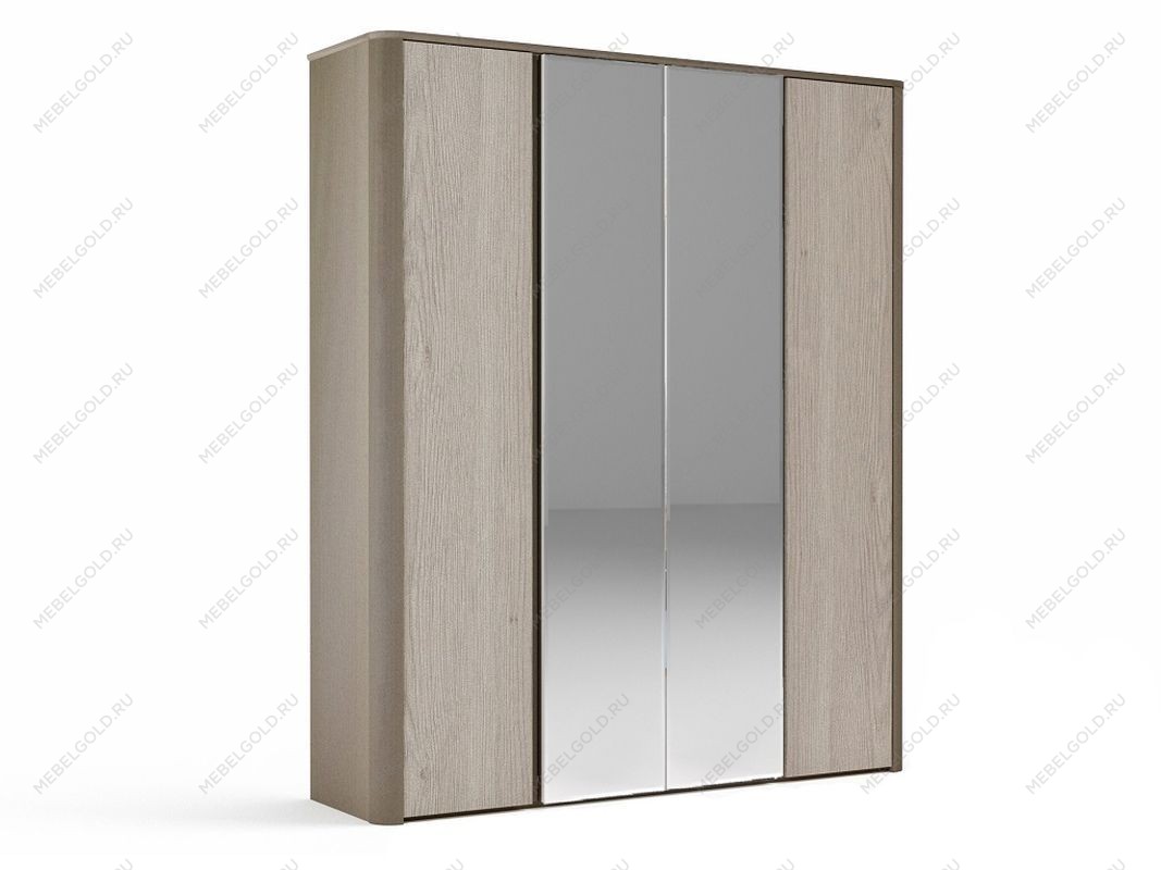 Шкаф 4-х дверный, Лацио (1954*530*2300) Серый камень, 11008