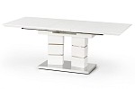 Стол обеденный Halmar LORD раскладной (белый) 160-200/90/75 | изображение 1