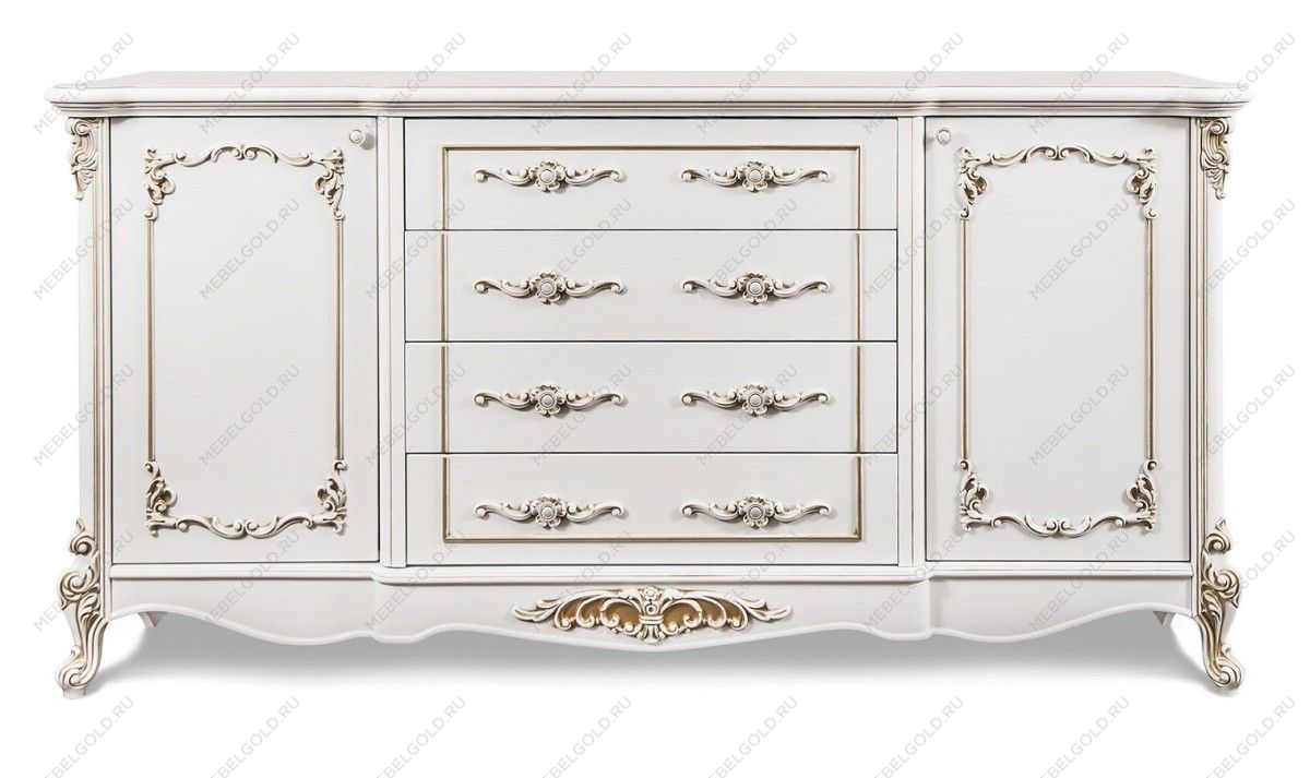 Комод Флоренция белый глянец | изображение 5