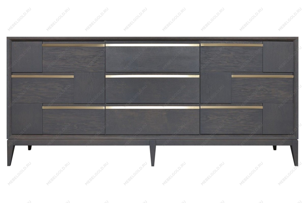 Комод большой Сидней, дуб графит