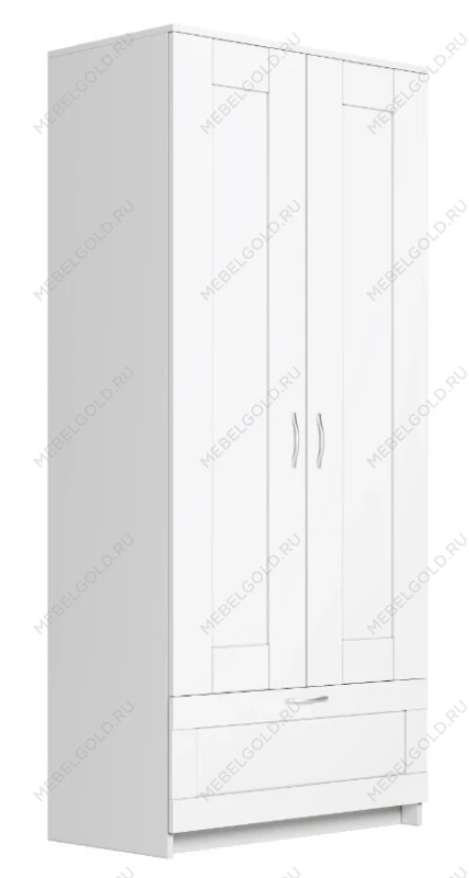 БРИМНЭС / СИРИУС Шкаф ИКЕА / IKEA комбинированный 2 двери и 1 ящик белый