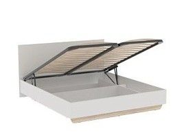 Кровать 1800 с подъемным механизмом, Аврора (1866*2063*1004) Дуб Мария/Кашемир