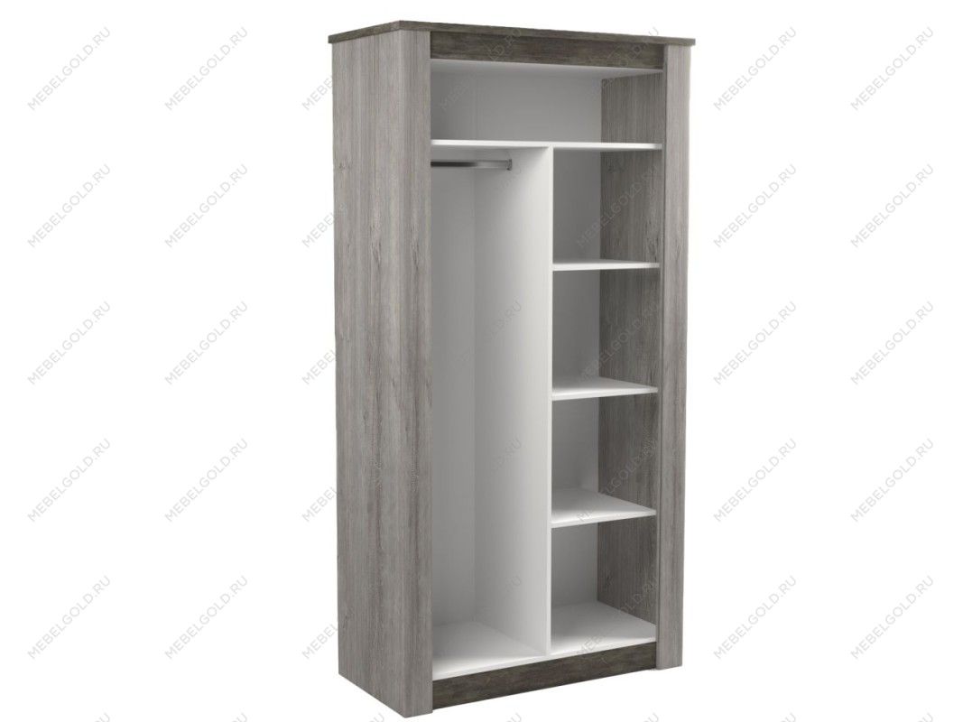 Доп. средник в 2-двер.шкаф, Денвер (523*500*1706) Белый, 11744 | изображение 1