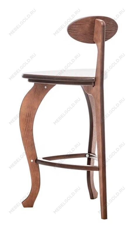 Стул барный 3 ноги гнутые (Орех) | изображение 2