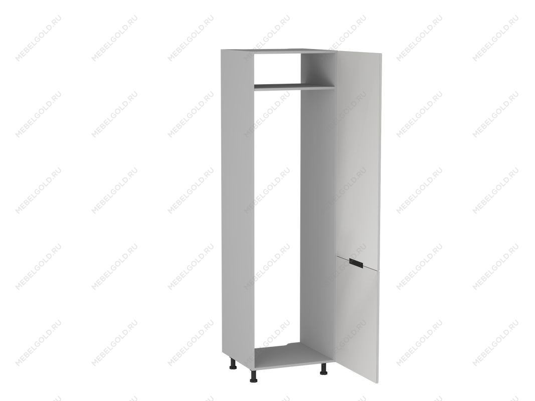 Шкаф-пенал ПХ-60, Ватель (600*566*2166) Экокожа Белый, 23932 | изображение 1