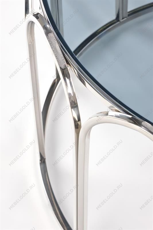 Стол журнальный Halmar OLIVIA (дымчатый/хром) | изображение 2