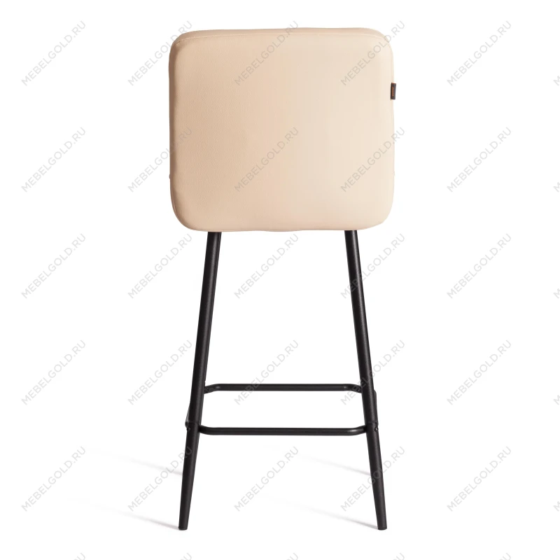Полубарный стул Medeo/Медео, экокожа, бежевый, 42х56х102 см | изображение 3